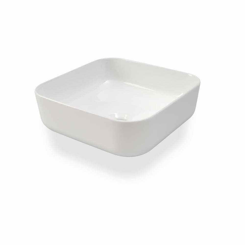 Lavabo à poser blanc en céramique