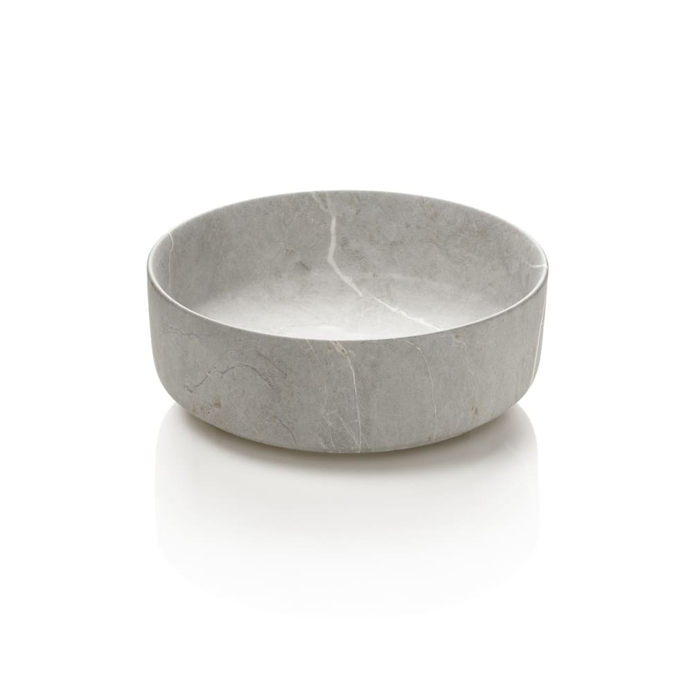 Lavabo à poser gris en céramique