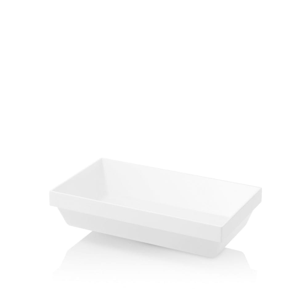 Lavabo semi-encastrée blanc en résine