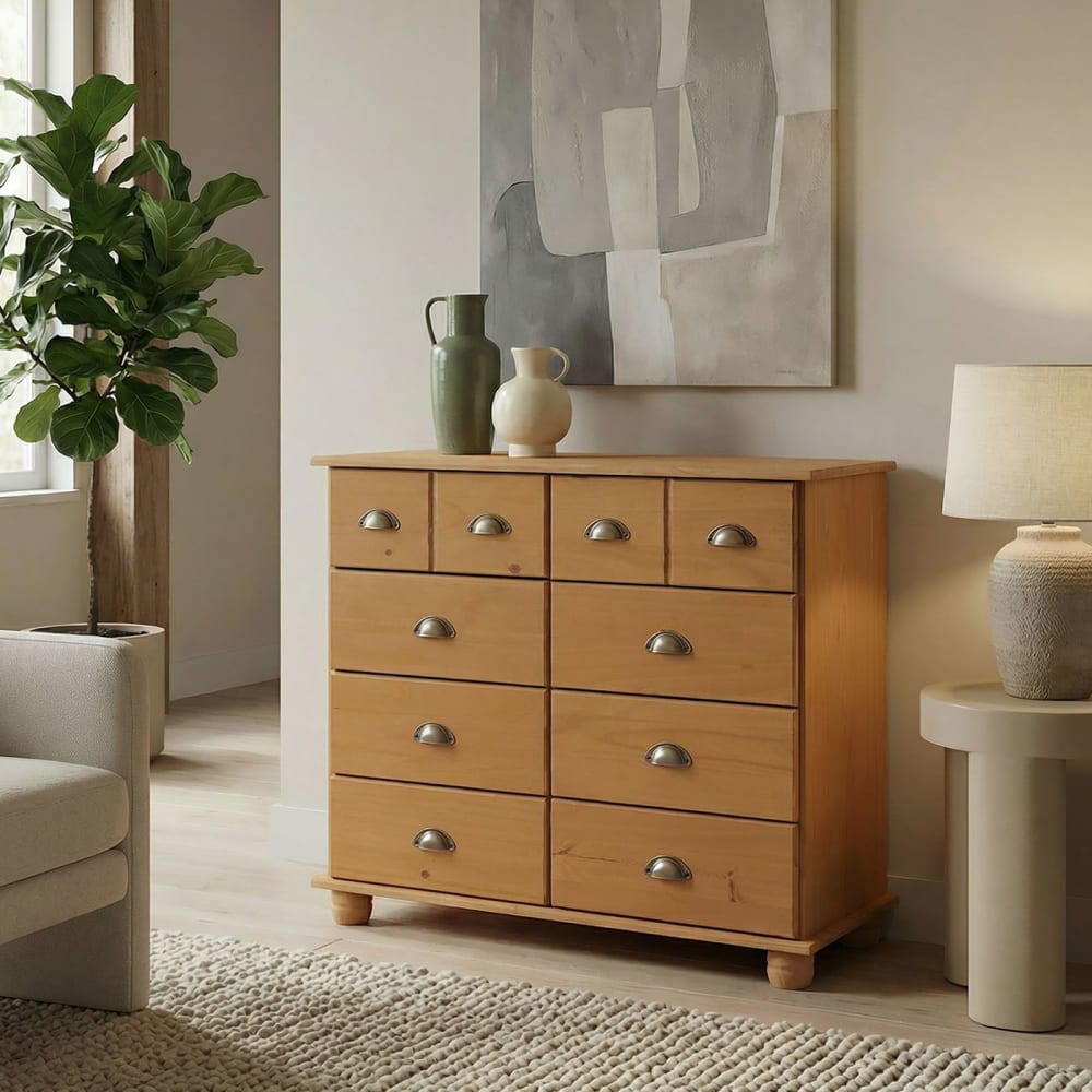 Kommode mit 8 Schubladen, gebeizt/gewachst - Maisons Du Monde