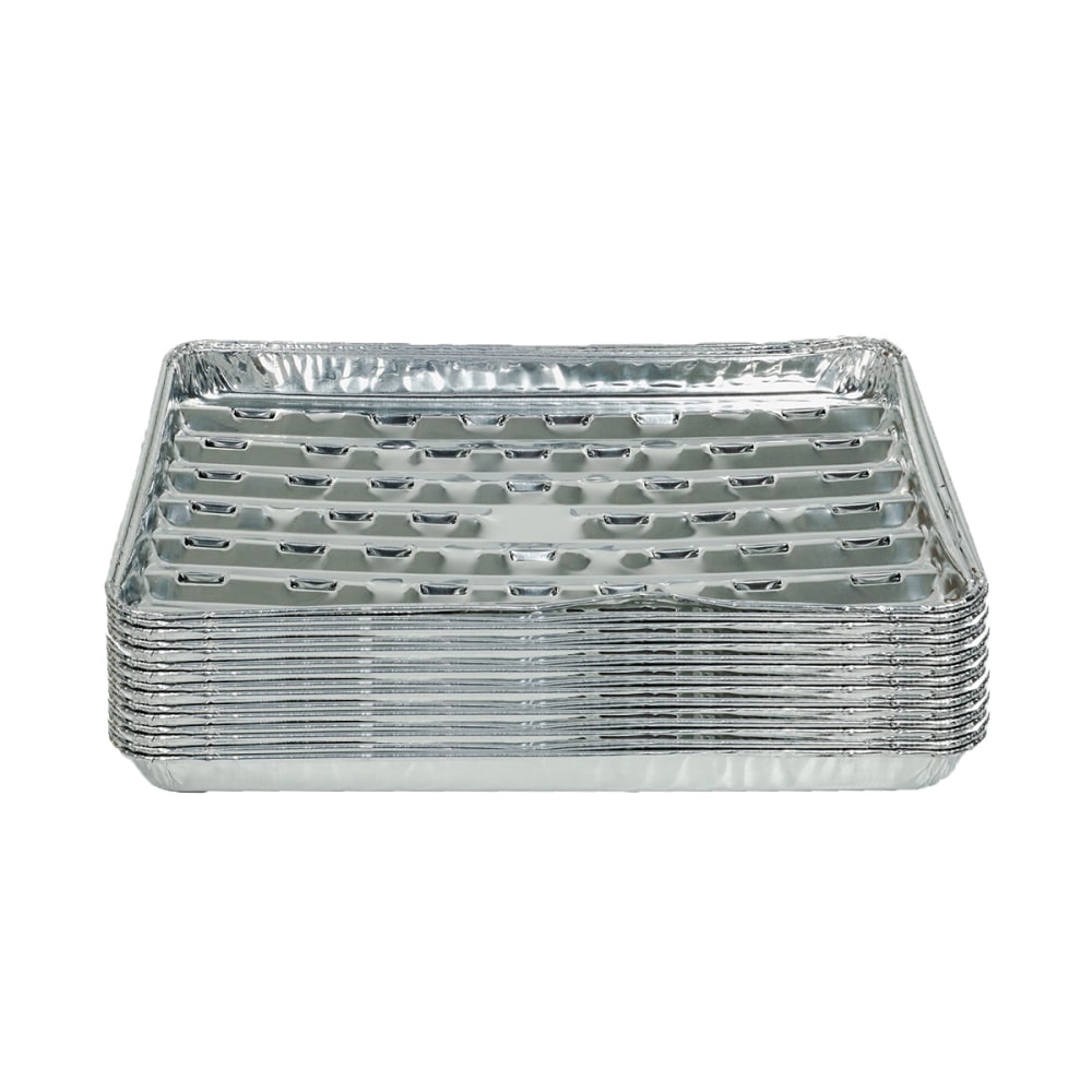 Lot de 15 barquettes en aluminium