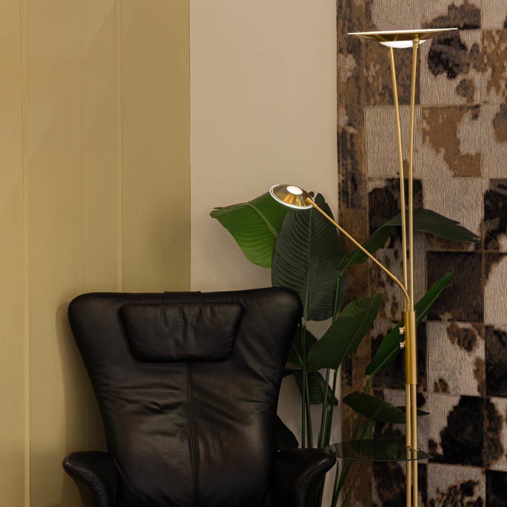 Lampadaire or bras lecture led port usb — vue 3