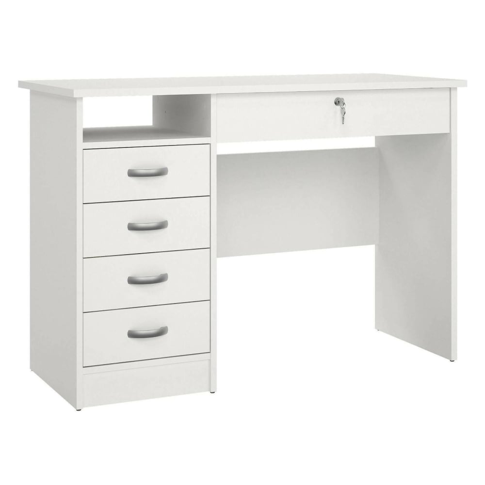 bureau effet bois blanc