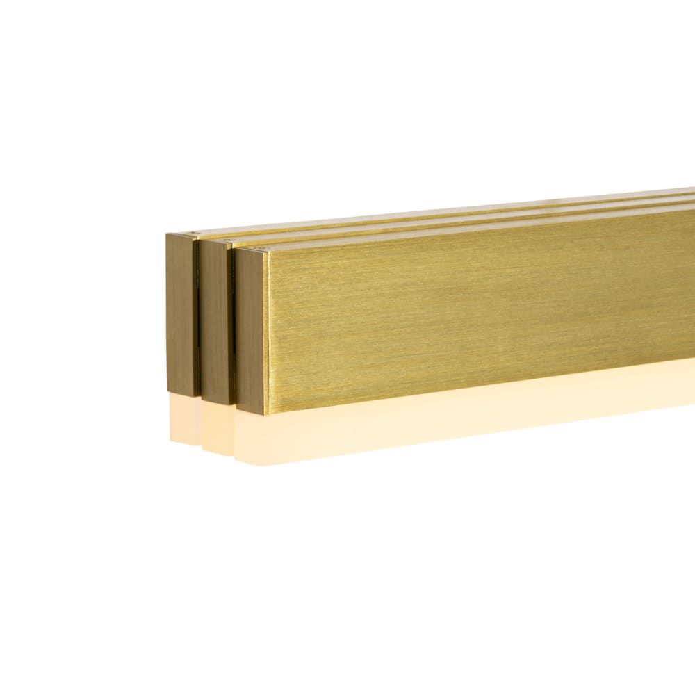 Suspension réglable dorée led — vue 4