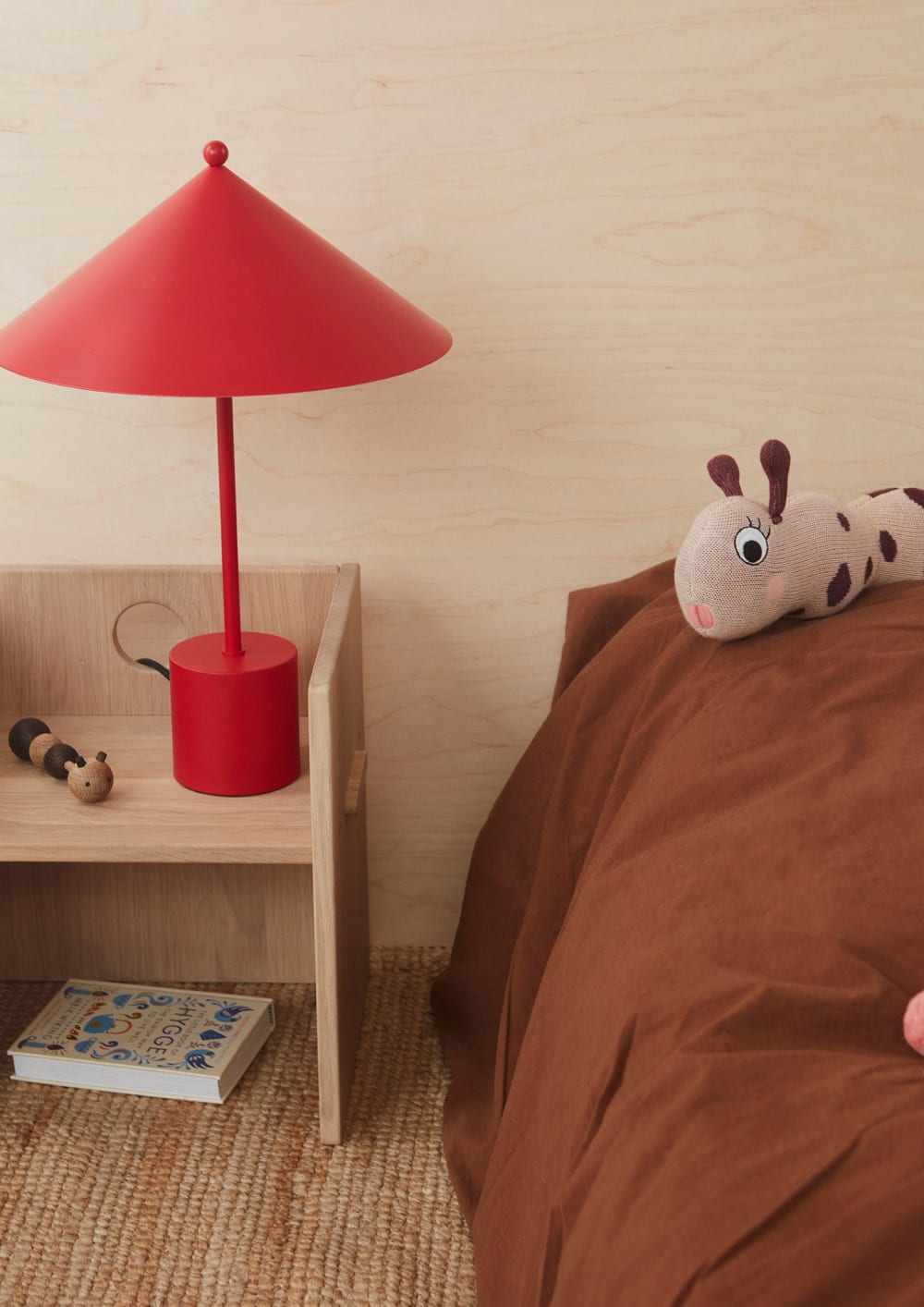 Hochet marron en bois H4,5x17x4,5cm - Maisons du Monde