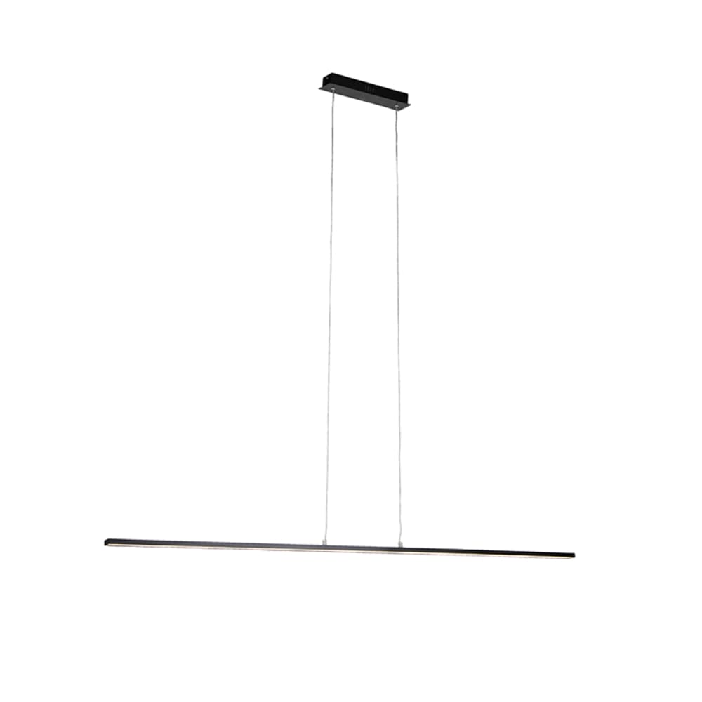 QAZQA Hängelampe schwarz 150 cm inkl. LED style modern - Aluminium