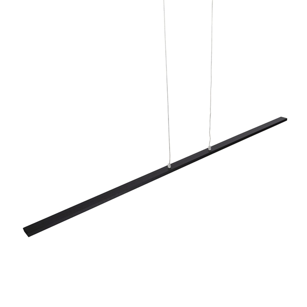 Suspension noire moderne led — vue 4