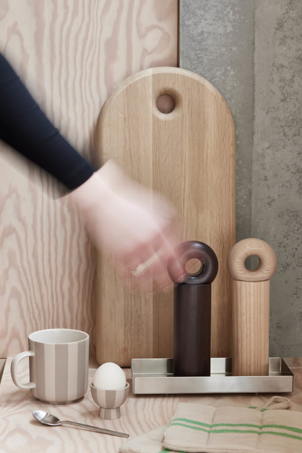 Gants Anti-chaleur en coton H22x14cm - Maisons du Monde