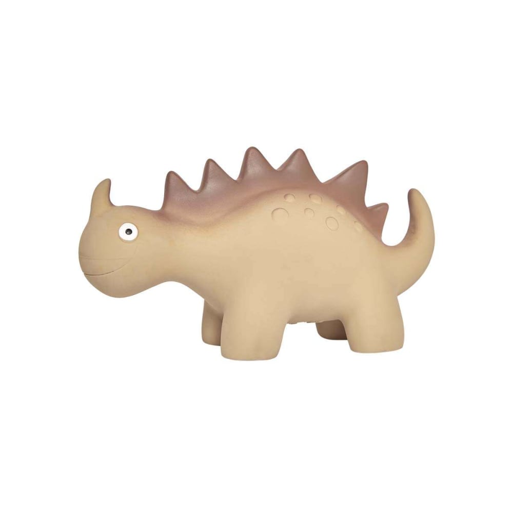 Peluche dinosaure marron en caoutchouc Ø16x5,5xH9cm (OYOY Living Design) - Image 1