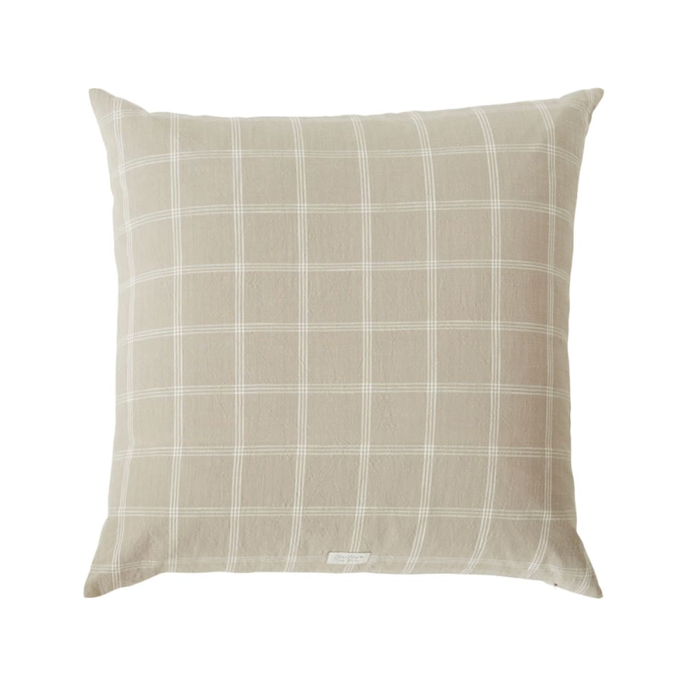Coussin beige en cotton H80x80cm