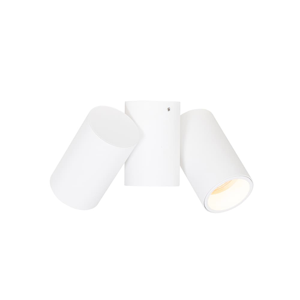 Spot design blanc 2 lumières orientable — vue 4