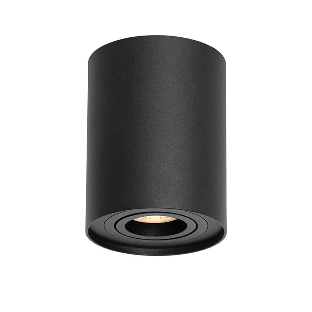 Spot plafond moderne noir orientable inclinable