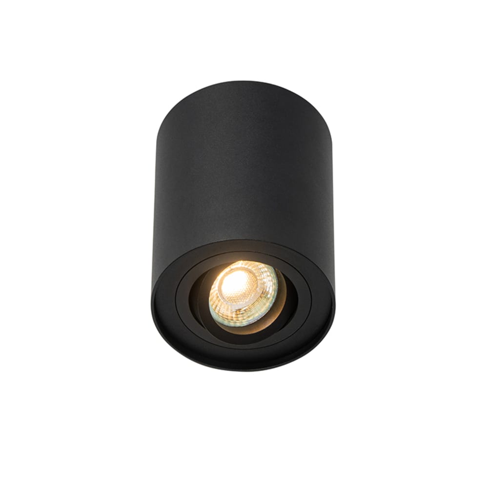 Spot plafond moderne noir orientable inclinable — vue 3