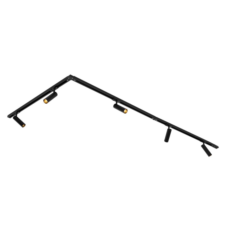 Schienensystem 5 Strahler 35mm schwarz - Maisons Du Monde