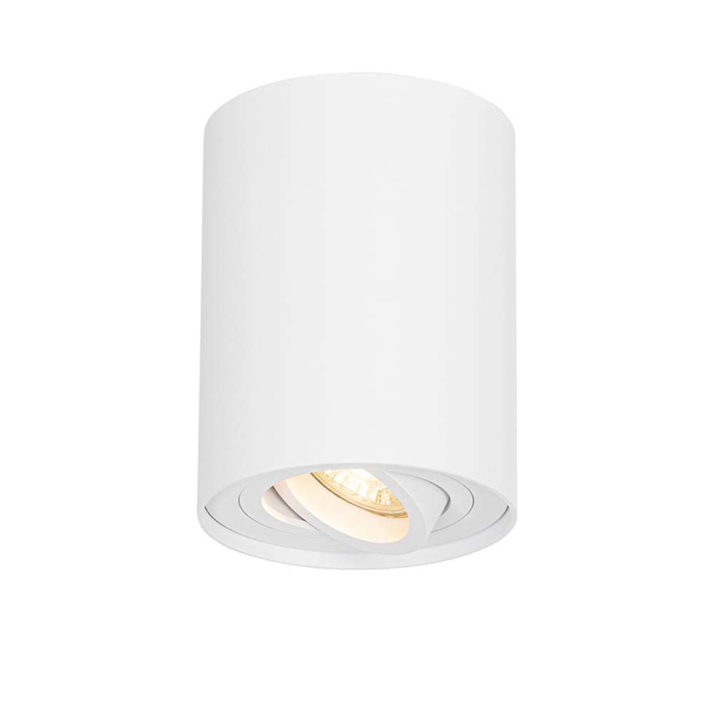 Spot plafond moderne blanc orientable inclinable