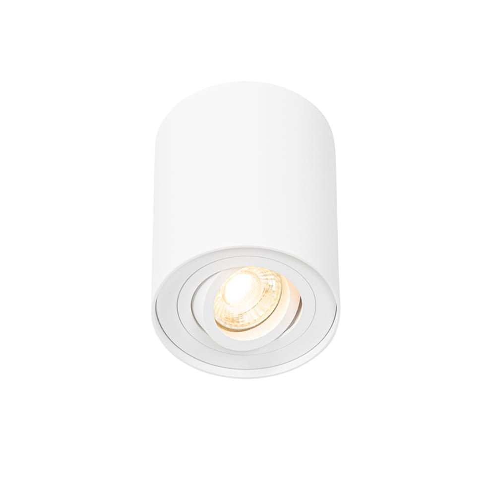 Spot plafond moderne blanc orientable inclinable — vue 4