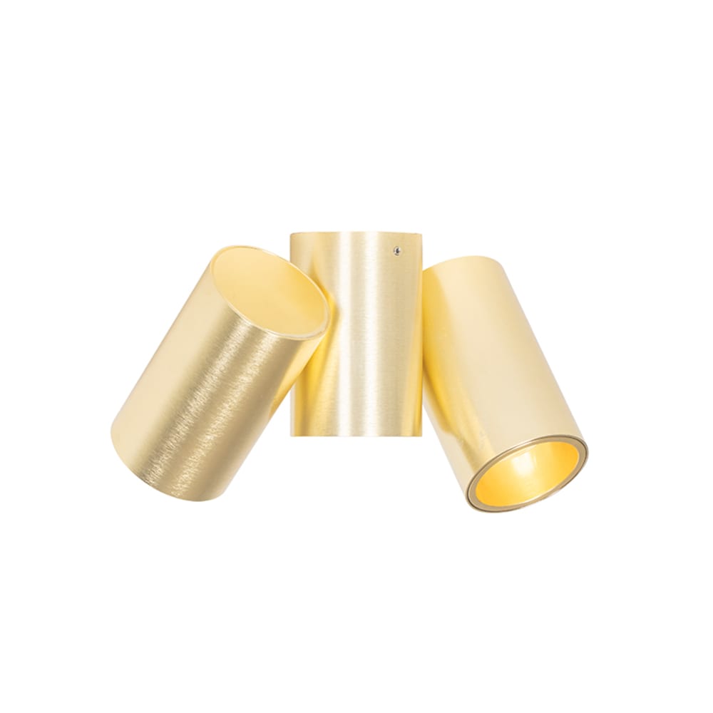 Spot design laiton 2 lumières orientable — vue 4