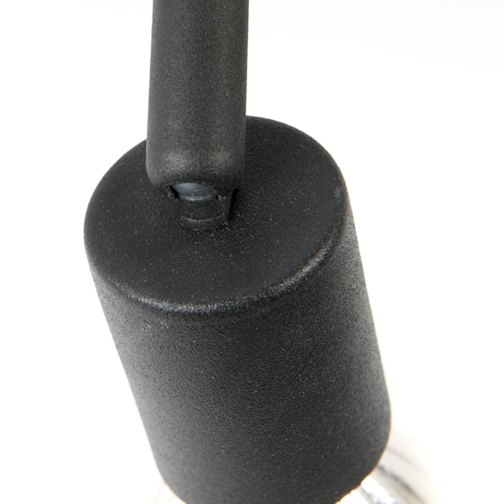 Spot moderne courbé noir — vue 3