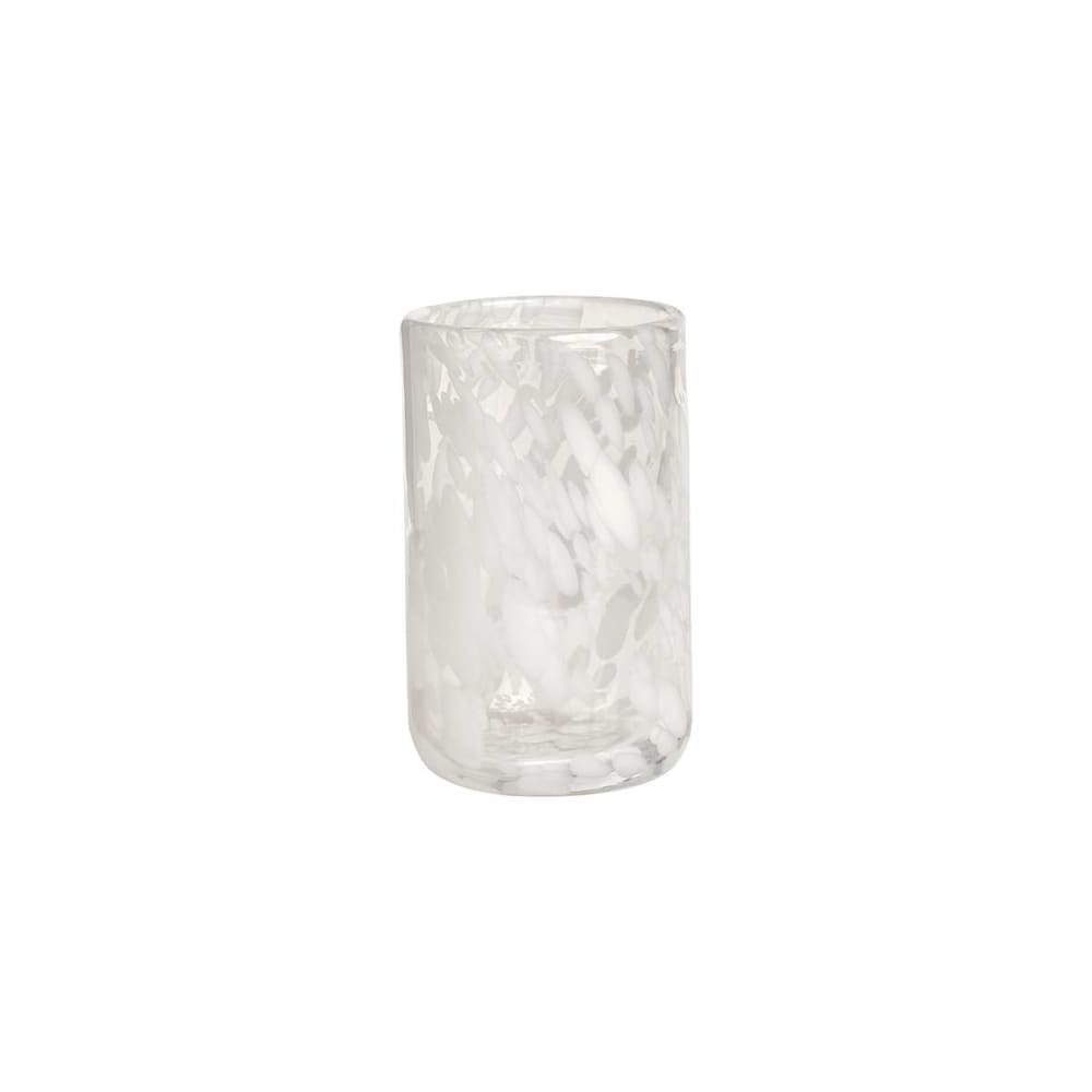 Vase transparent en verre Ø6,8xH10,5cm