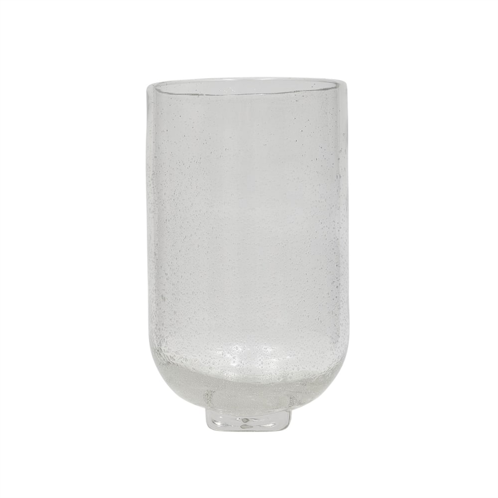 Vase en verre Ø14xH24cm