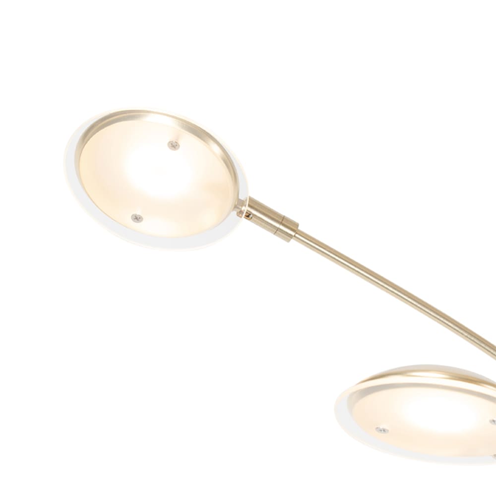Lampadaire design laiton 5 lumières led — vue 3