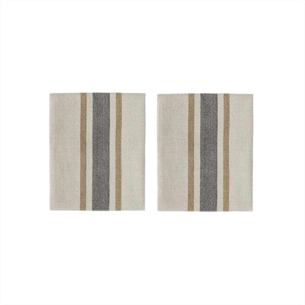 Serviette de table Lot de 2 en coton 45x45cm