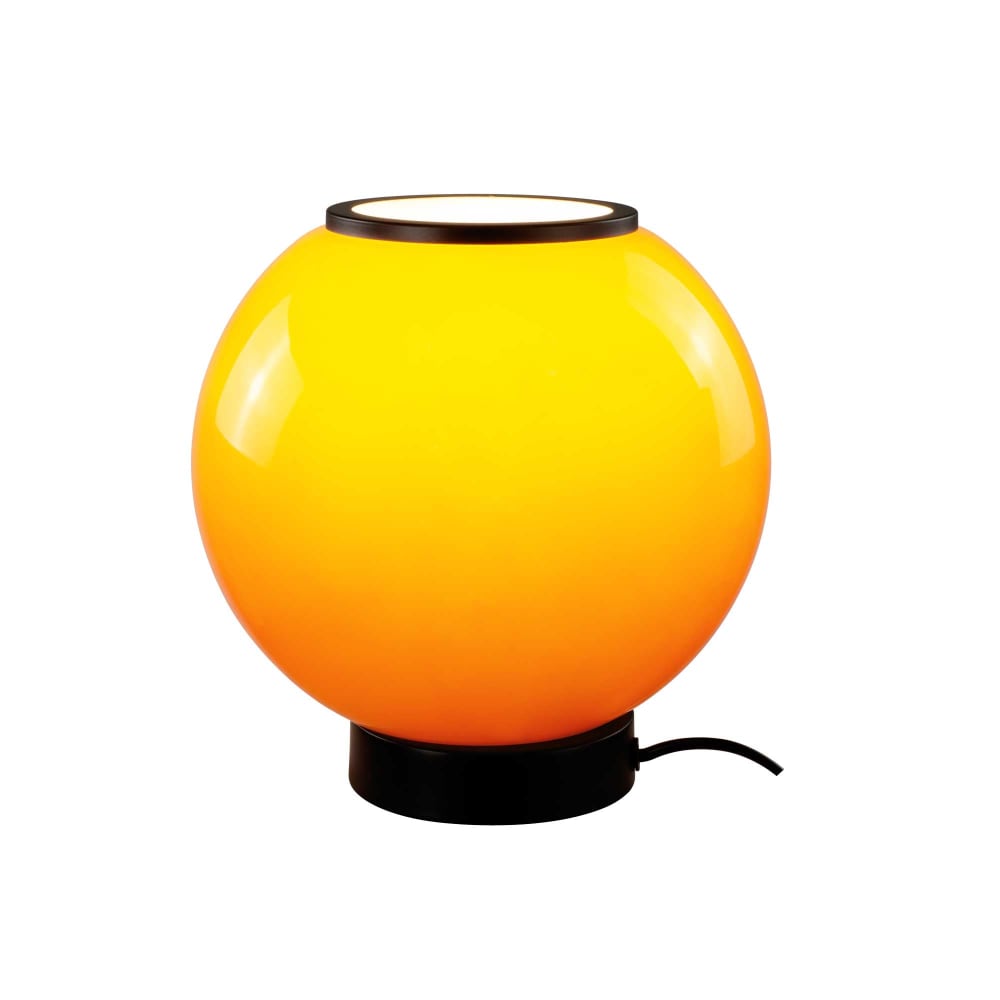Lampe à poser en verre & métal — vue 4