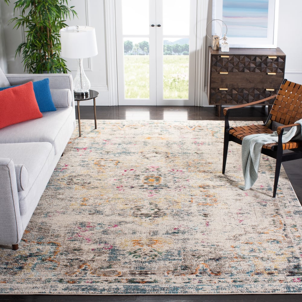 Tapis de transition en polypropylène gris/or, 274 x 366 cm — vue 4