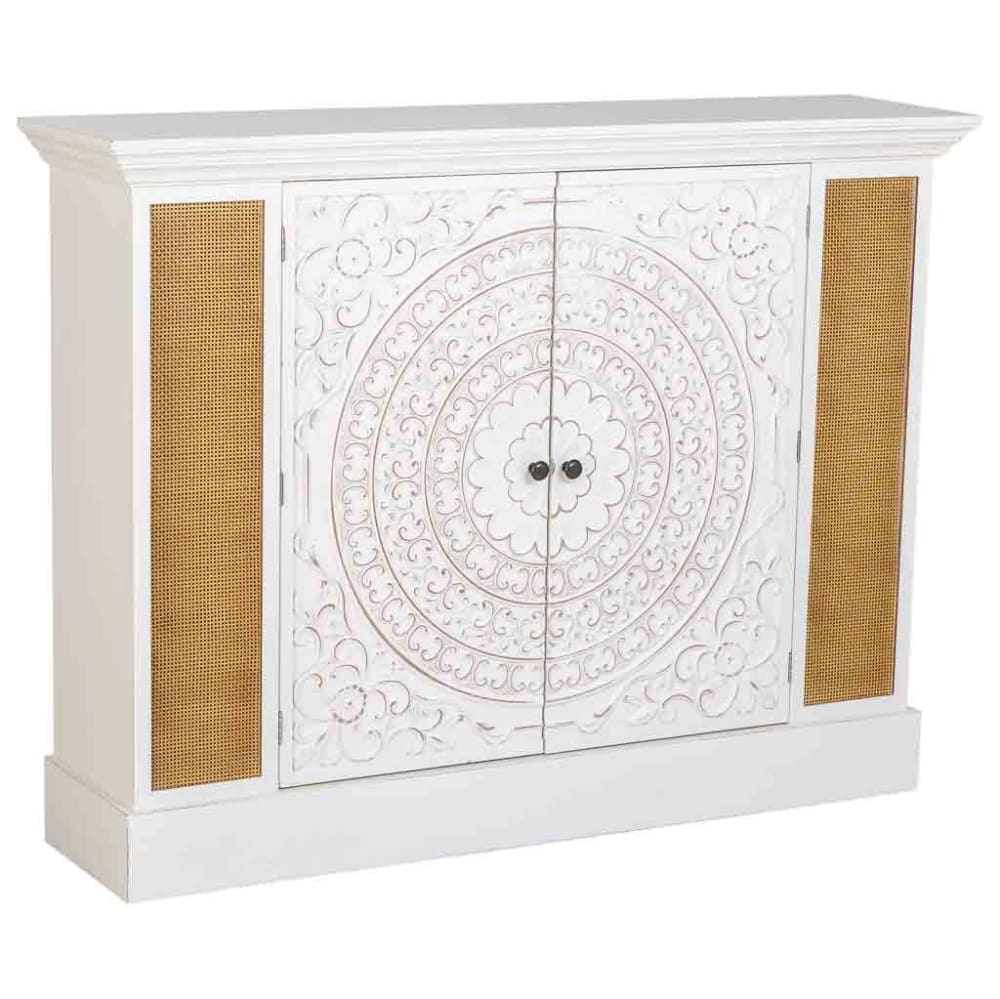 buffet en bois blanc