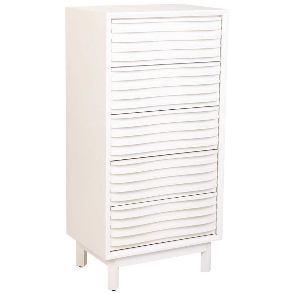 Commode en bois avec 5 tiroirs 60x40x120