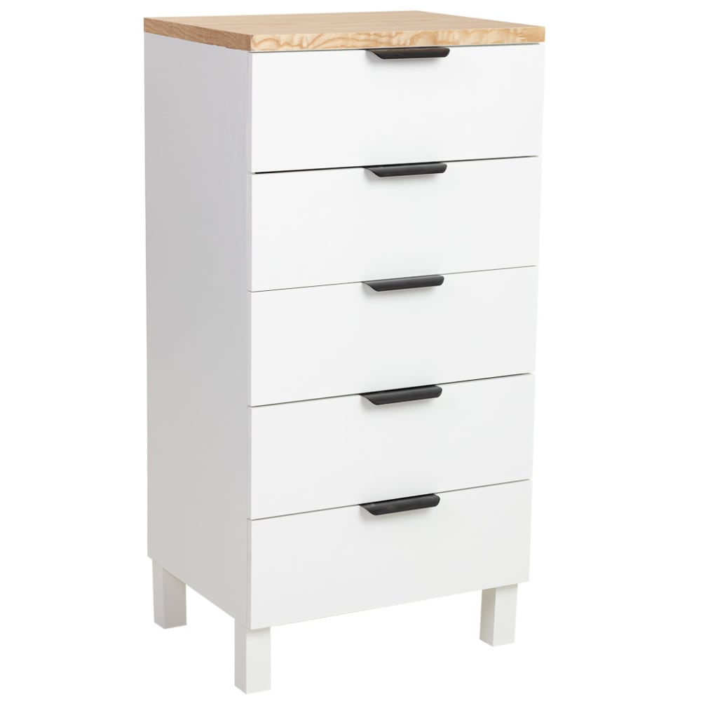 chiffonnier en bois blanc