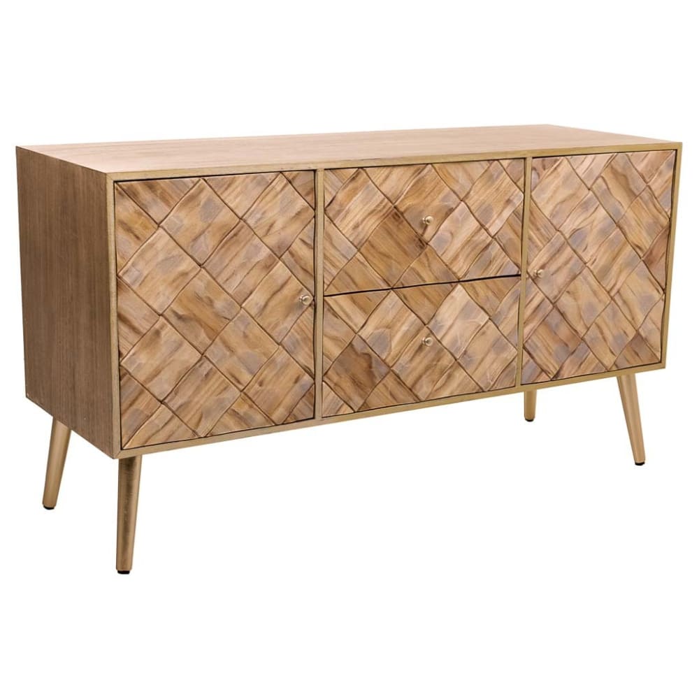 Meuble bas en bois marron