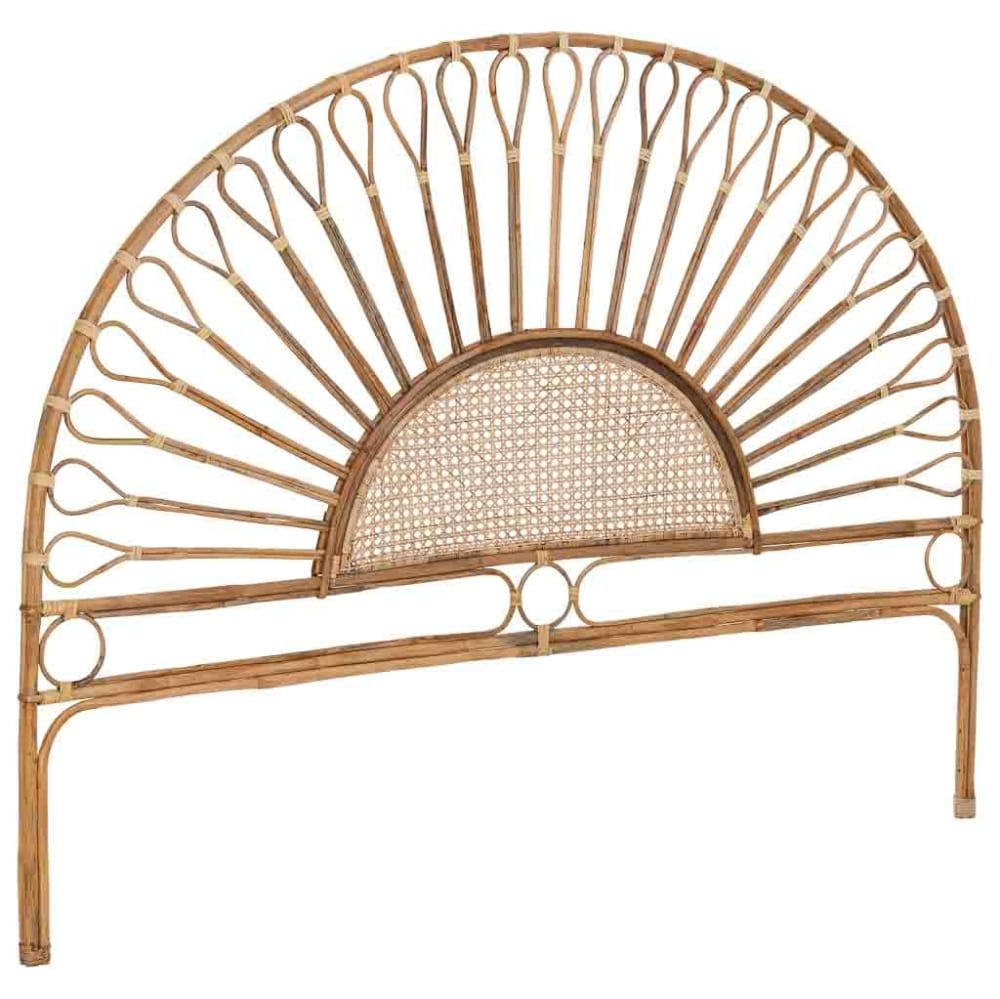 Tête de lit en rotin 178x02x127h cm