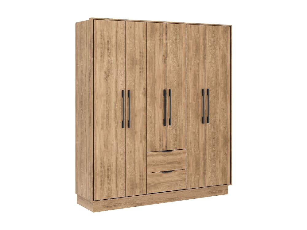 Armoire mdf naturel clair