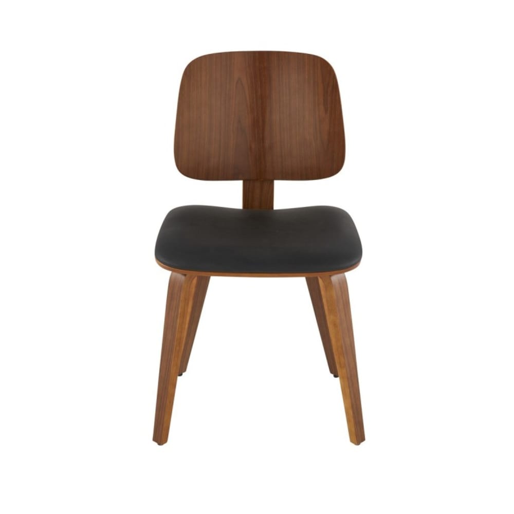 Set mit 2 Stühlen aus schwarzem Vinyl - Maisons Du Monde