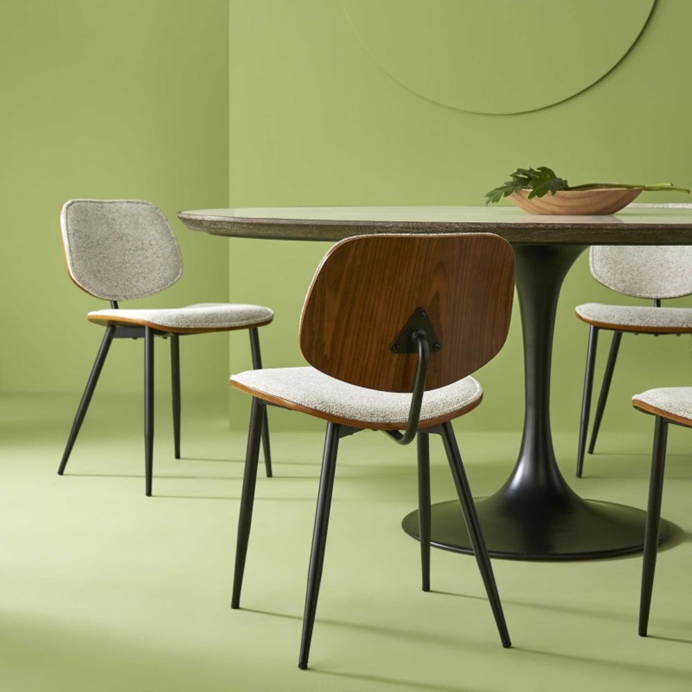Signature 2er-set Stühle aus Stoff beige style modern - Stoff