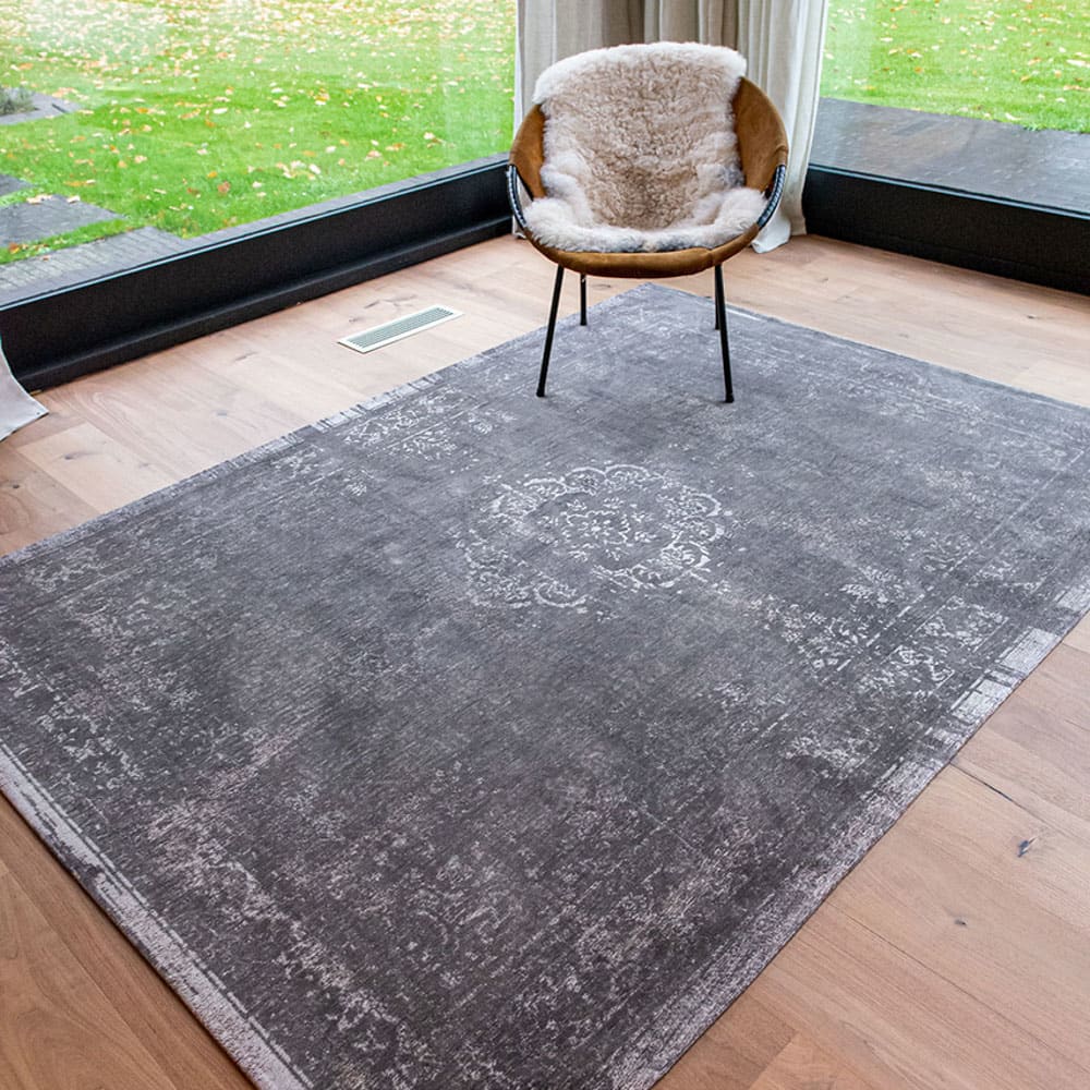 MEDALLION - Teppich waschbar In-/Outdoor Grau 80x150 - Maisons Du