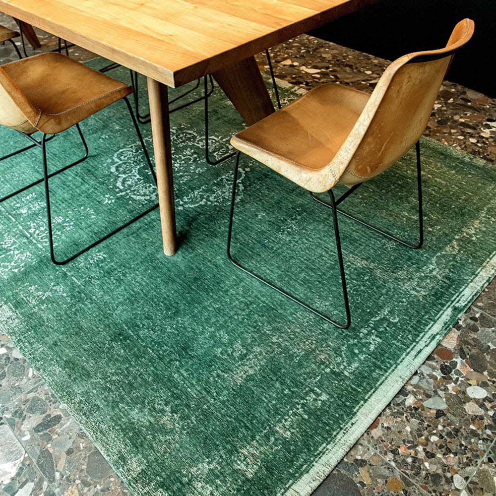MEDALLION - Teppich waschbar In-/Outdoor Grün 80x150 - Maisons Du
