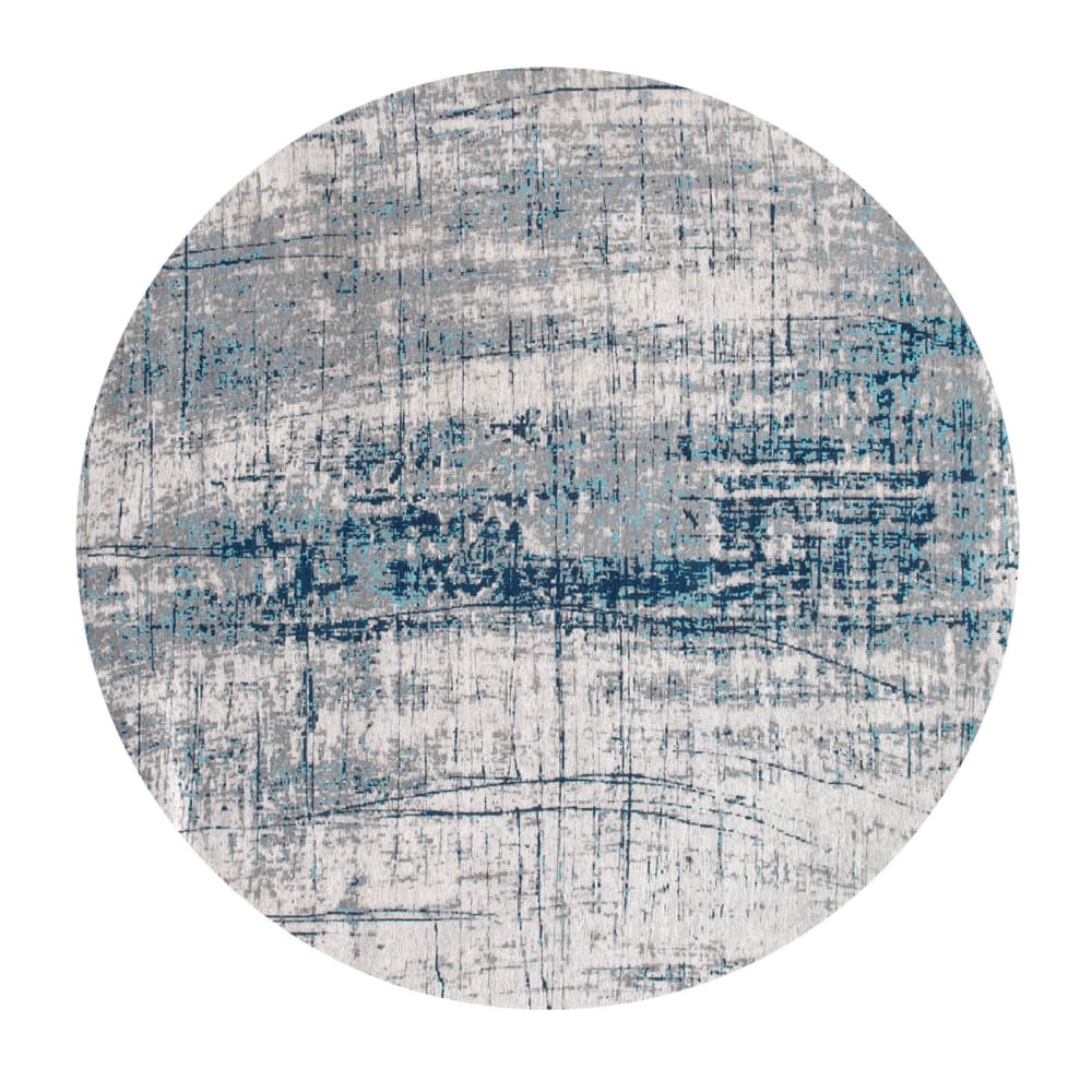 Teppich waschbar In-/Outdoor Blau 140x140 - Maisons Du Monde