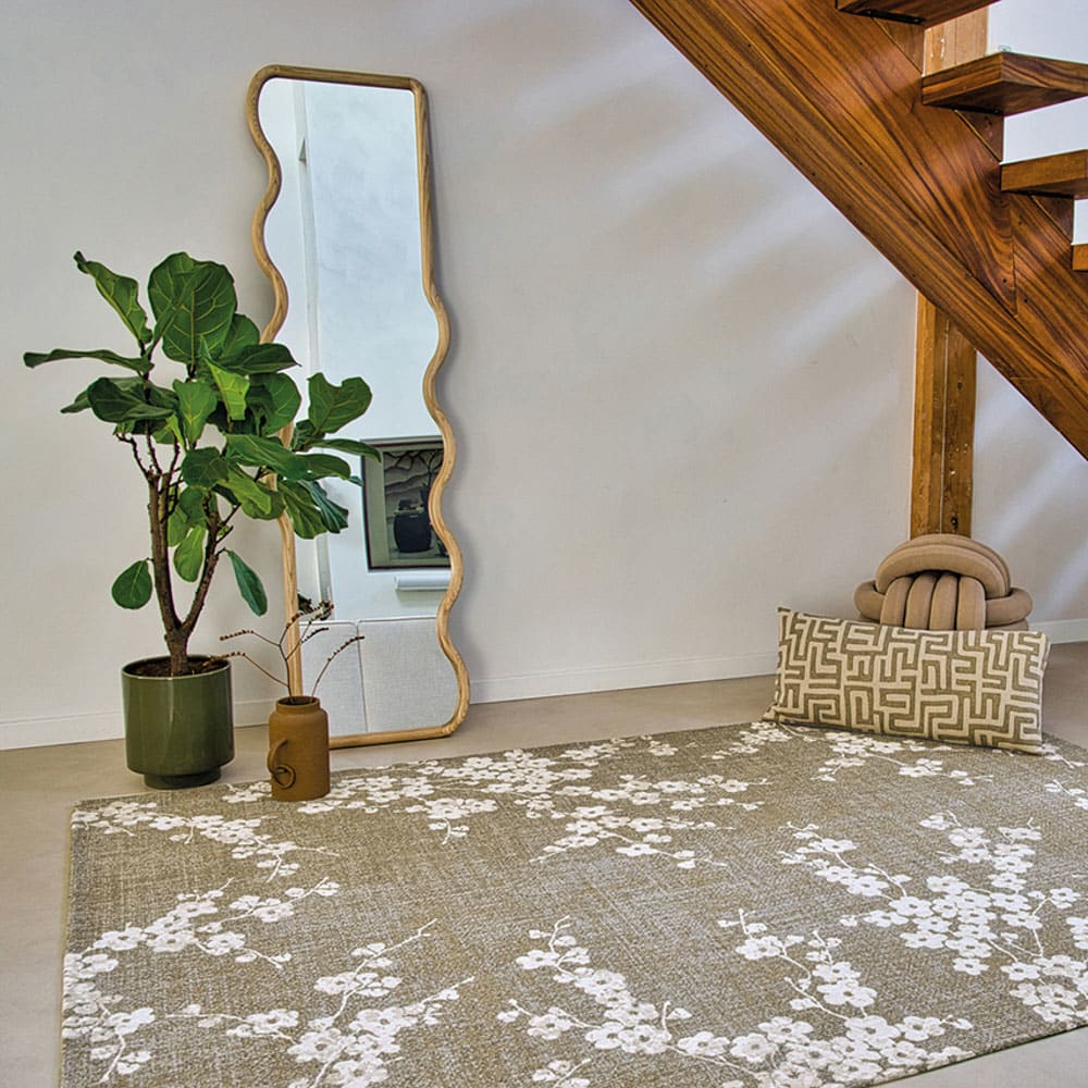 SAKURA - Teppich waschbar In-/Outdoor Grün 280x390 - Maisons Du
