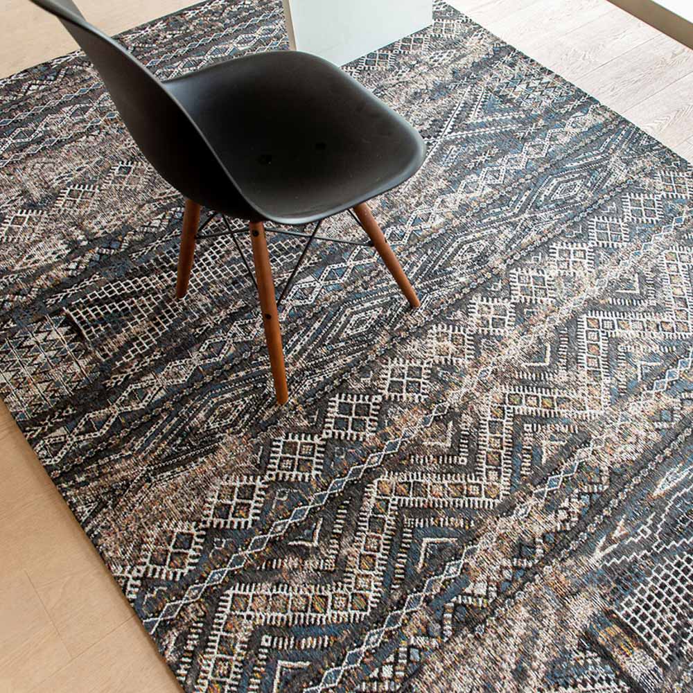 Teppich aus Polyester, 280x390, schwarz - Maisons Du Monde