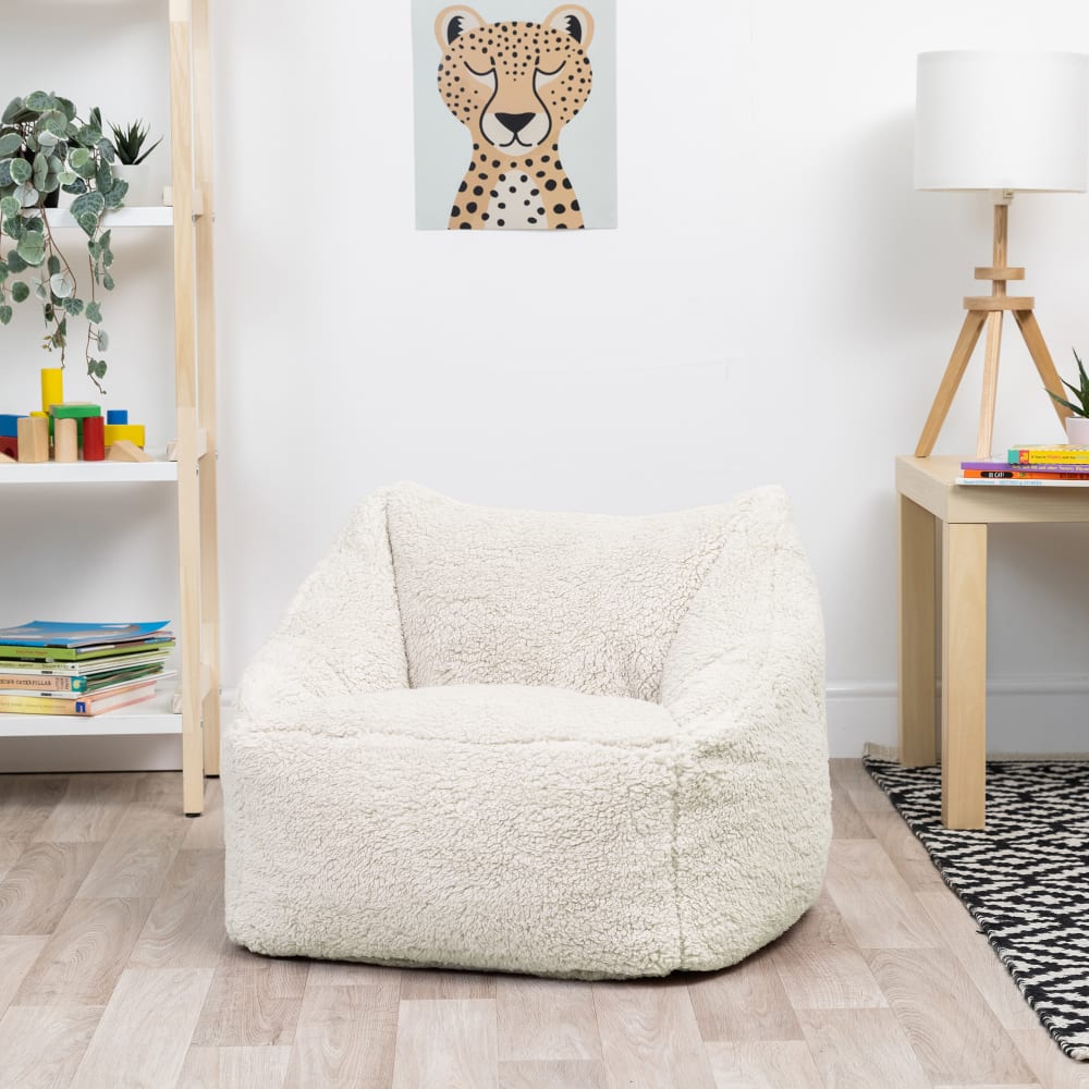 2er Set Sitzsack-Sessel für Kinder, Beige - Maisons Du Monde