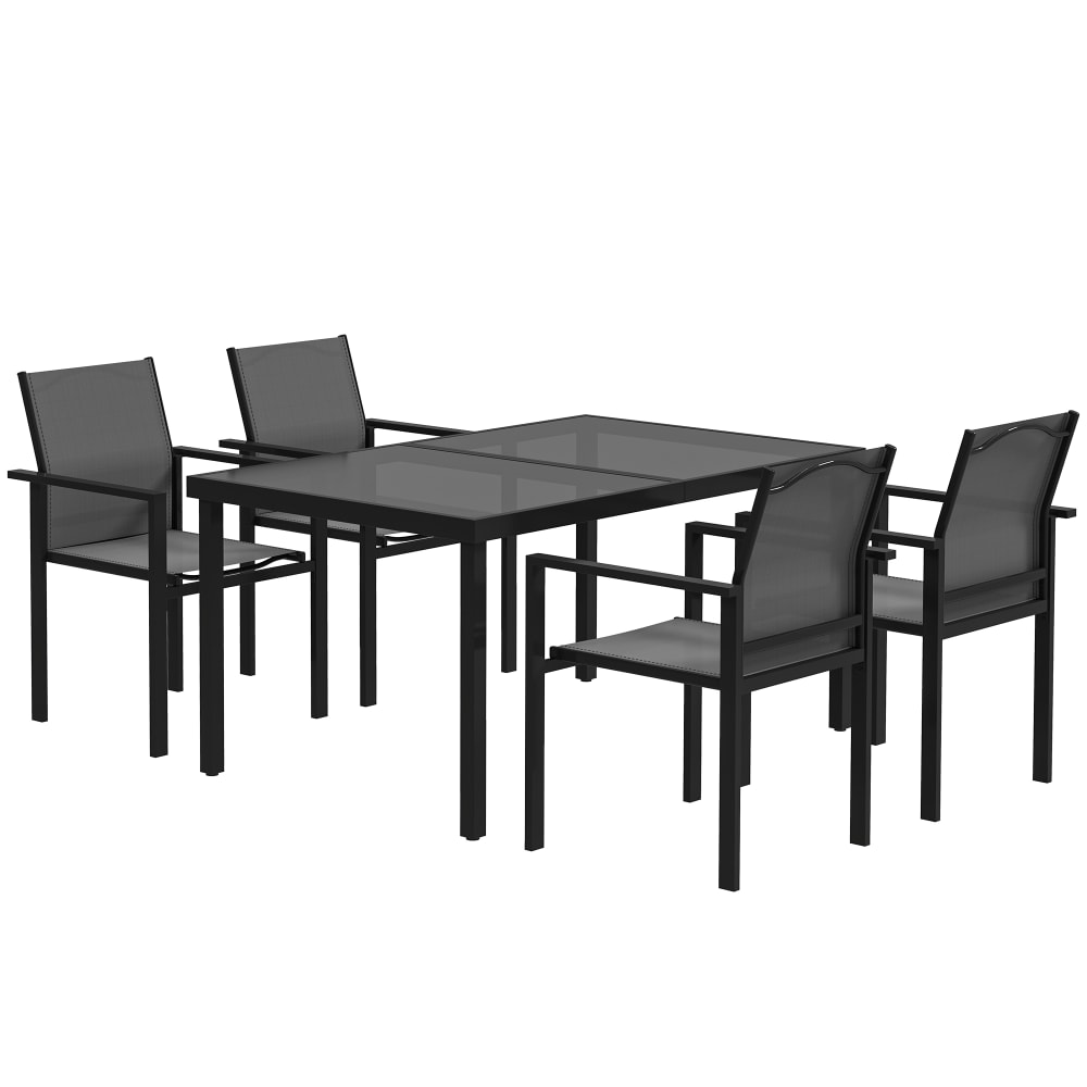 Table de jardin avec - verre