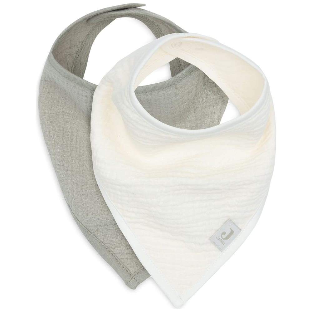 Lot de 2 bavoirs bandana