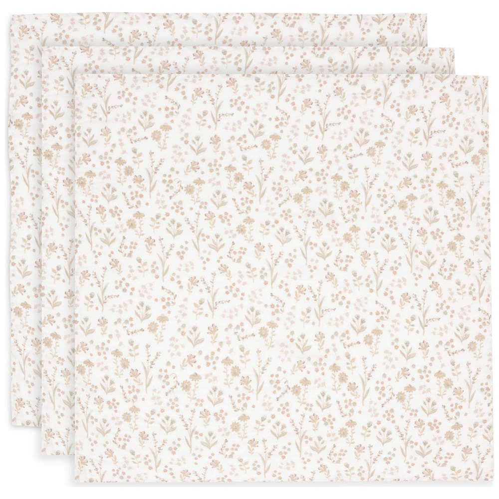 Lot de 3 langes en coton
