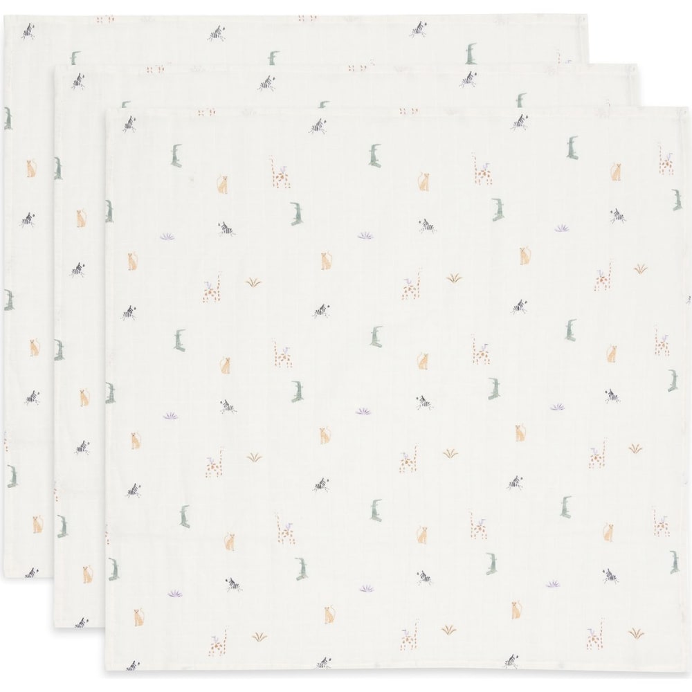 Lot de 3 langes en coton Lot de 3 langes en coton