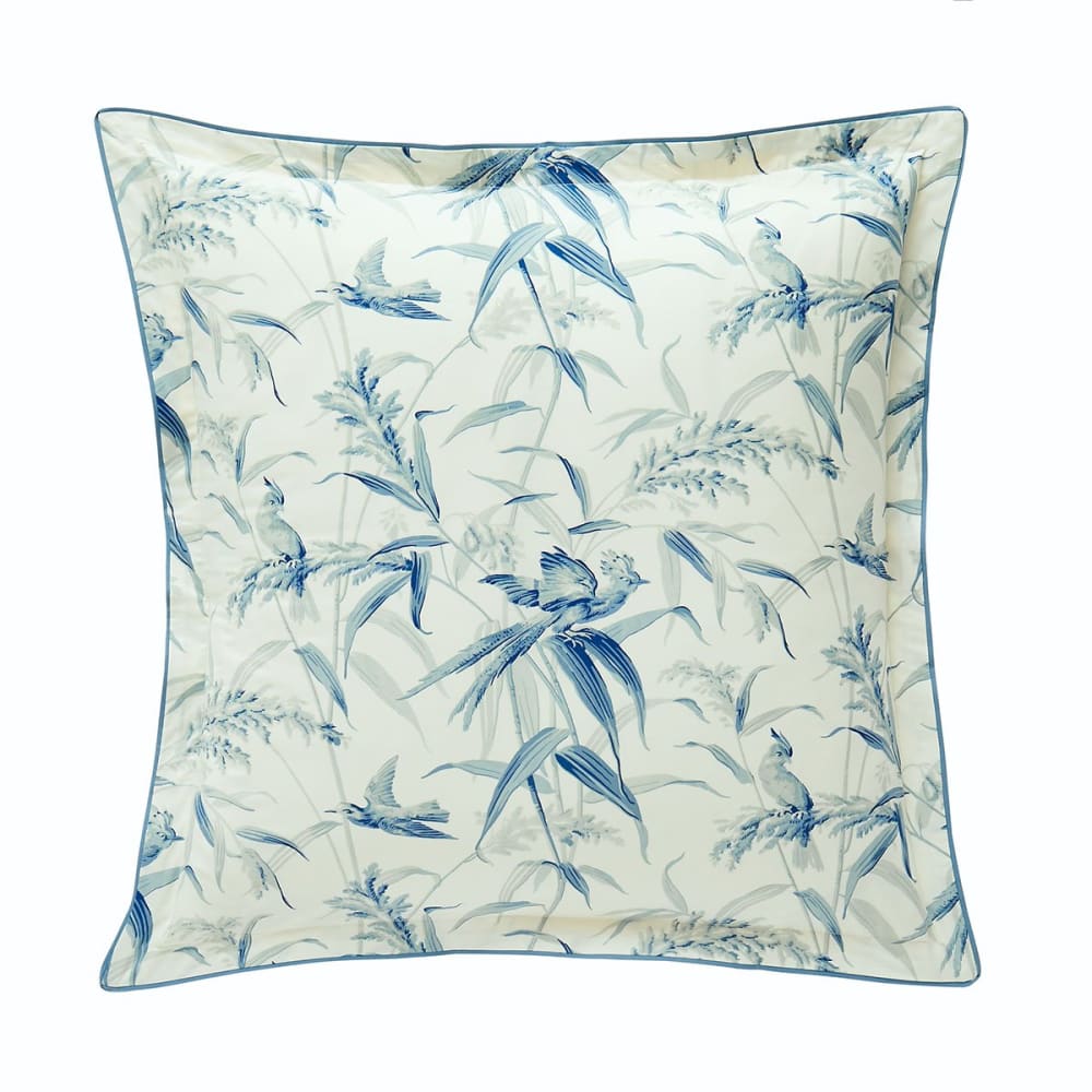 Taie d'oreiller percale bleu foncé 65x65 cm