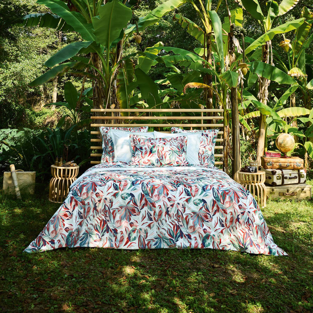 Drap housse percale vert clair 180x200 cm — vue 4