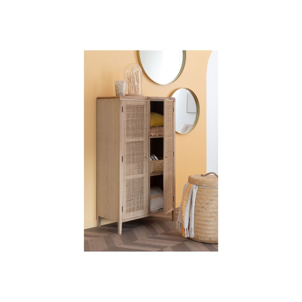 Miroir rond en métal doré à bord haut D80 - Maisons du Monde