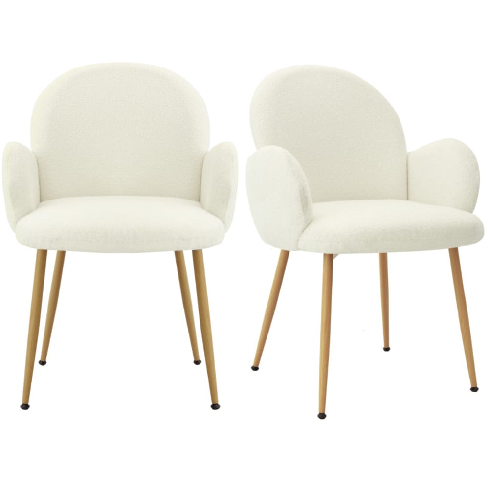 chaise en tissu cozy - acier